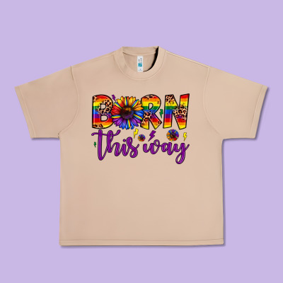 Born This Way Urban Heavy Tee Designed By Jahusdesignshop