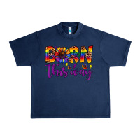 Navy born this way Urban Heavy Tee - JahusDesignShop
