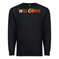 Black welcome pumpkin Premium Sweatshirt - BundleAndBundleShop