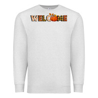Oatmeal Heather welcome pumpkin Premium Sweatshirt - BundleAndBundleShop