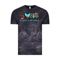 Cloud Black peace love camping Vintage Tee - JahusDesignShop