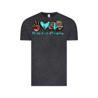 Vintage Black peace love camping Vintage Tee - JahusDesignShop