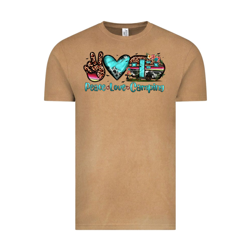 Peace Love Camping Vintage Tee by JahusDesignShop | Teevron
