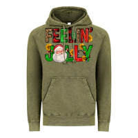 Vintage Olive feelin' jolly Vintage Hoodie - FaDigitalArtStudio