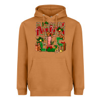 Meerkat Christmas Mini Elf Heavyweight Hoodie - BundleAndBundleShop