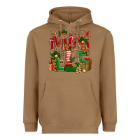 Toasted Coconut Christmas Mini Elf Heavyweight Hoodie - BundleAndBundleShop