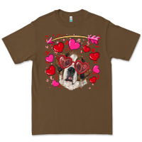 Cacao valentine's day  saint bernard dog Premium Tee - RanaPortraitStore
