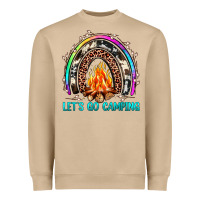 Mushroom let's go camping rainbow Heavyweight Sweatshirt - JahusDesignShop