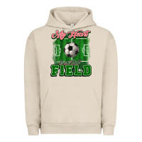 Pigment French Oak My heart is on that court Soccer Urban Hoodie - HowdyJamesFarm
