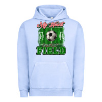 Pigment Grape Ice My heart is on that court Soccer Urban Hoodie - HowdyJamesFarm