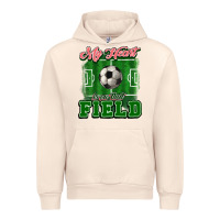Sandshell My heart is on that court Soccer Urban Hoodie - HowdyJamesFarm