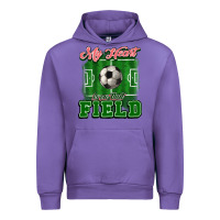 Tulip My heart is on that court Soccer Urban Hoodie - HowdyJamesFarm