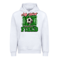 White My heart is on that court Soccer Urban Hoodie - HowdyJamesFarm