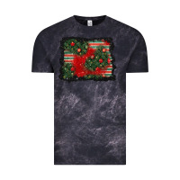 Cloud Black christmas ornament background Vintage Tee - BundleAndBundleShop