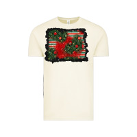 Vintage Arctic christmas ornament background Vintage Tee - BundleAndBundleShop