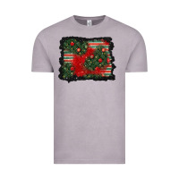 Vintage Zinc christmas ornament background Vintage Tee - BundleAndBundleShop