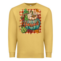 Antique Gold Blessed Premium Sweatshirt - BundleAndBundleShop