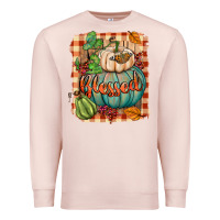 Pale Pink Blessed Premium Sweatshirt - BundleAndBundleShop