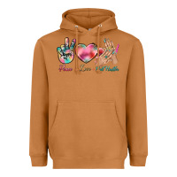 Meerkat Peace Love Nail Hustler Heavyweight Hoodie - BundleAndBundleShop
