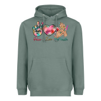 Sage Peace Love Nail Hustler Heavyweight Hoodie - BundleAndBundleShop