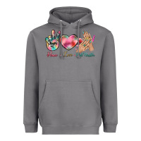Storm Peace Love Nail Hustler Heavyweight Hoodie - BundleAndBundleShop