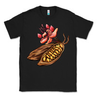 Black cacao beans and flowers Classic Tee - AdoDesignShop