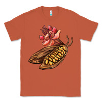 Copper cacao beans and flowers Classic Tee - AdoDesignShop