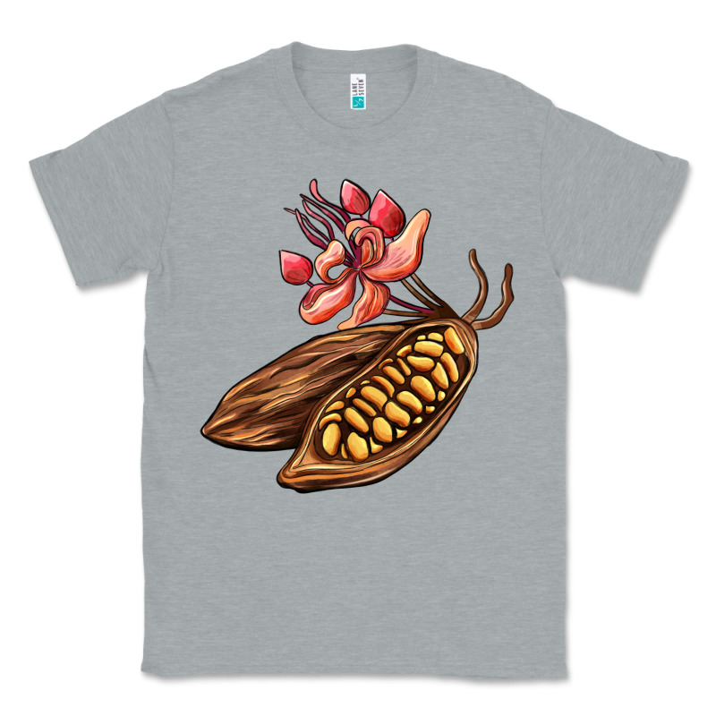 Cacao Beans And Flowers Classic Tee by AdoDesignShop | Teevron