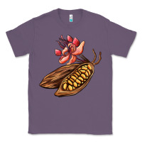 Lavender cacao beans and flowers Classic Tee - AdoDesignShop