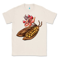 Natural cacao beans and flowers Classic Tee - AdoDesignShop
