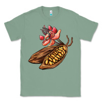 Sage cacao beans and flowers Classic Tee - AdoDesignShop