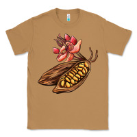 Toasted Coconut cacao beans and flowers Classic Tee - AdoDesignShop