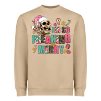 I M So Freaking Merry Heavyweight Sweatshirt | Teevron