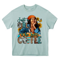 Arona Just a girl who loves coffee Heavy Core Tee - RanaPortraitStore