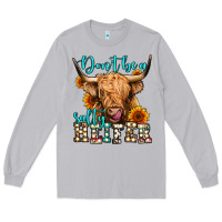 Moon Dust don't be a salty heifer long haired cow Long Sleeve Tee - Jasminsmagicworld