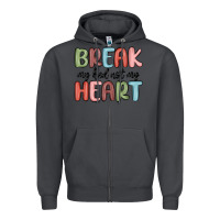 Smoke break my bed not my heart Zipper Hoodie - MaliasSmallBusiness