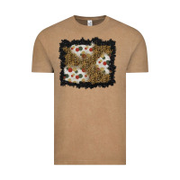 Vintage Coffee christmas mistletoe background Vintage Tee - BundleAndBundleShop
