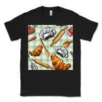 Black chef tools seamless pattern Classic Tee - BundleAndBundleShop