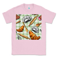 Bubblegum Pink chef tools seamless pattern Classic Tee - BundleAndBundleShop