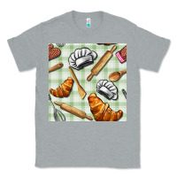 Heather Grey chef tools seamless pattern Classic Tee - BundleAndBundleShop