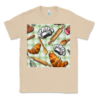 Mushroom chef tools seamless pattern Classic Tee - BundleAndBundleShop