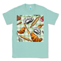 Seafoam chef tools seamless pattern Classic Tee - BundleAndBundleShop