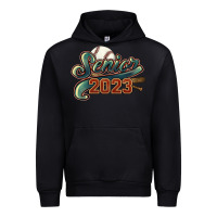 Black Senior 2023 baseball Urban Hoodie - HowdyJamesFarm