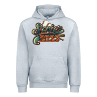 Heather Grey Senior 2023 baseball Urban Hoodie - HowdyJamesFarm