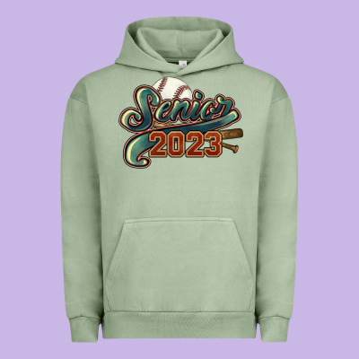Senior 2023 Baseball Urban Hoodie Designed By Howdyjamesfarm