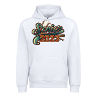 White Senior 2023 baseball Urban Hoodie - HowdyJamesFarm