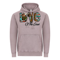 Vintage Zinc lov of thecows Vintage Hoodie - CowhideDigitalArt
