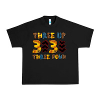Black three up three down softball Urban Heavy Tee - AdoDesignShop