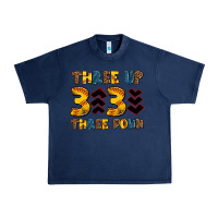 Navy three up three down softball Urban Heavy Tee - AdoDesignShop