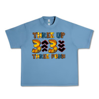 Pebble Blue three up three down softball Urban Heavy Tee - AdoDesignShop